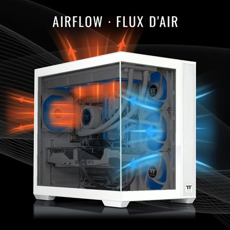 Ordinateur de jeu LCGS View de Thermaltake (Core Ultra 9 285K d'Intel/RAM 32 Go/SSD 2 To/GeForce RTX 5070 Ti) - Anglais - Exclusivité Best Buy
