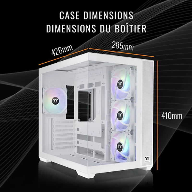 Ordinateur de jeu LCGS View de Thermaltake (Core Ultra 9 285K d'Intel/RAM 32 Go/SSD 2 To/GeForce RTX 5070 Ti) - Anglais - Exclusivité Best Buy