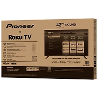 Téléviseur intelligent Roku TV ACL HDR UHD 4K de 43 po série R851 de Pioneer (PN43-R851-26C) - 2025 - Exclusivité Best Buy