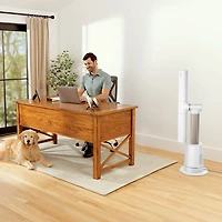 Shark TurboBlade Tower Fan - 31.57" - Dove