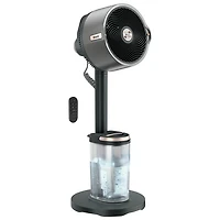 Ventilateur sur pied à bruine FlexBreeze Pro de Shark - 13,9 po - Anthracite
