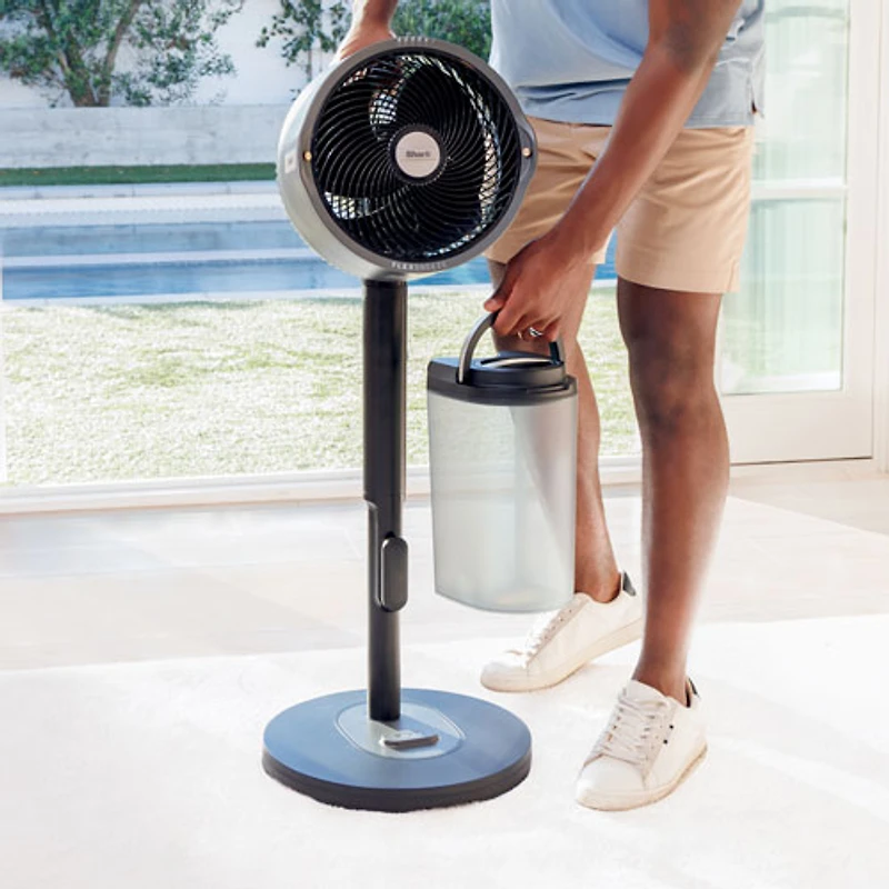 Ventilateur sur pied à bruine FlexBreeze Pro de Shark - 13,9 po - Anthracite
