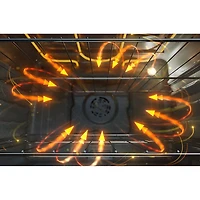 Cuisinière à gaz autonome à 5 brûleurs avec ventilateur à convection et friture à l'air 5 pi³ 30 po de Whirlpool (WFGS4530SZ) - Acier inoxydable