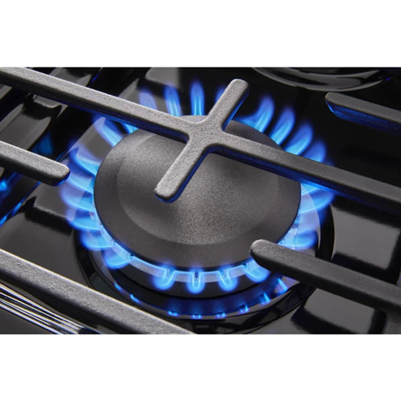 Cuisinière à gaz autonome à 5 brûleurs avec ventilateur à convection et friture à l'air 5 pi³ 30 po de Whirlpool (WFGS4530SZ) - Acier inoxydable