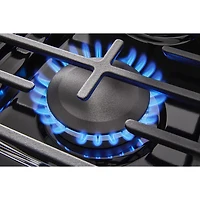 Cuisinière à gaz autonome à 5 brûleurs avec ventilateur à convection et friture à l'air 5 pi³ 30 po de Whirlpool (WFGS4530SZ) - Acier inoxydable