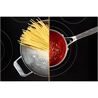 Cuisinière électrique autonome à 5 éléments avec ventilateur à convection et friture à l'air 5,3 pi³ 30 po Whirlpool (YWFES4530SW) - Blanc