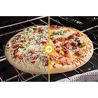 Cuisinière électrique autonome à 5 éléments avec ventilateur à convection et friture à l'air 5,3 pi³ 30 po Whirlpool (YWFES4530SW) - Blanc