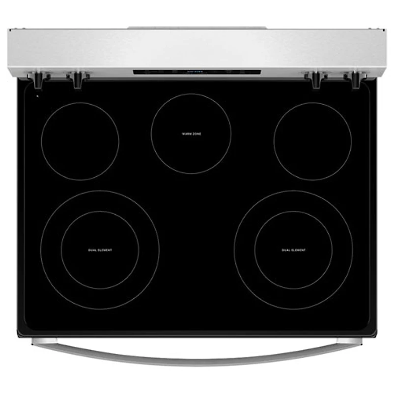 Whirlpool 30" 5.3 Cu. Ft. Fan Convection 5-Element Freestanding Electric Air Fry Range (YWFES4530SZ) - SS