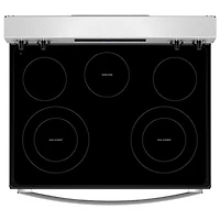 Whirlpool 30" 5.3 Cu. Ft. Fan Convection 5-Element Freestanding Electric Air Fry Range (YWFES4530SZ) - SS