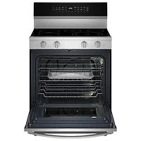 Whirlpool 30" 5.3 Cu. Ft. True Convection 5-Element Freestanding Electric Air Fry Range (YWFES7030SZ) - SS