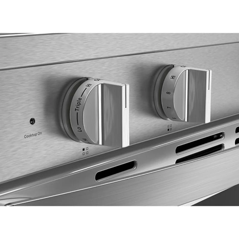 Whirlpool 30" 5.3 Cu. Ft. True Convection 5-Element Freestanding Electric Air Fry Range (YWFES7030SZ) - SS