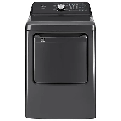 Sécheuse électrique de 7 pi³ de Midea (MLTE52M2BGG) - Gris métallique