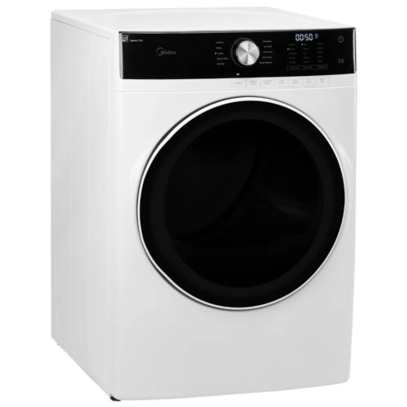 Sécheuse électrique à vapeur de 8 pi³ de Midea (MLHE52S7AWW) - Blanc