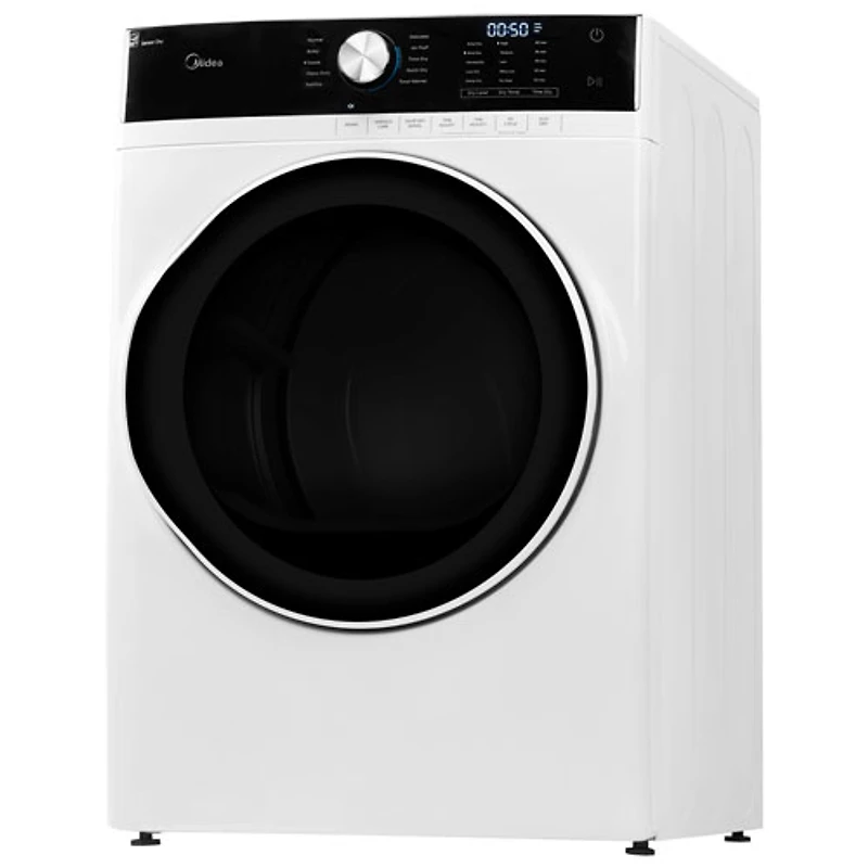 Sécheuse électrique à vapeur de 8 pi³ de Midea (MLHE52S7AWW) - Blanc