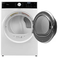Sécheuse électrique à vapeur de 8 pi³ de Midea (MLHE52S7AWW) - Blanc