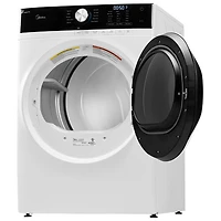 Sécheuse électrique à vapeur de 8 pi³ de Midea (MLHE52S7AWW) - Blanc
