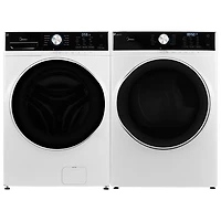 Sécheuse électrique à vapeur de 8 pi³ de Midea (MLHE52S7AWW) - Blanc