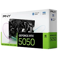 PNY NVIDIA GeForce RTX 5050 8GB Dual Fan 8GB GDDR6 Video Card