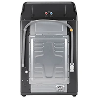 Laveuse à chargement par le haut 5,2 pi³ avec agitateur de Midea (MLTW52M2BGG) - Acier inoxydable noir mat