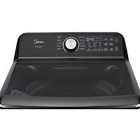 Laveuse à chargement par le haut 5,2 pi³ avec agitateur de Midea (MLTW52M2BGG) - Acier inoxydable noir mat