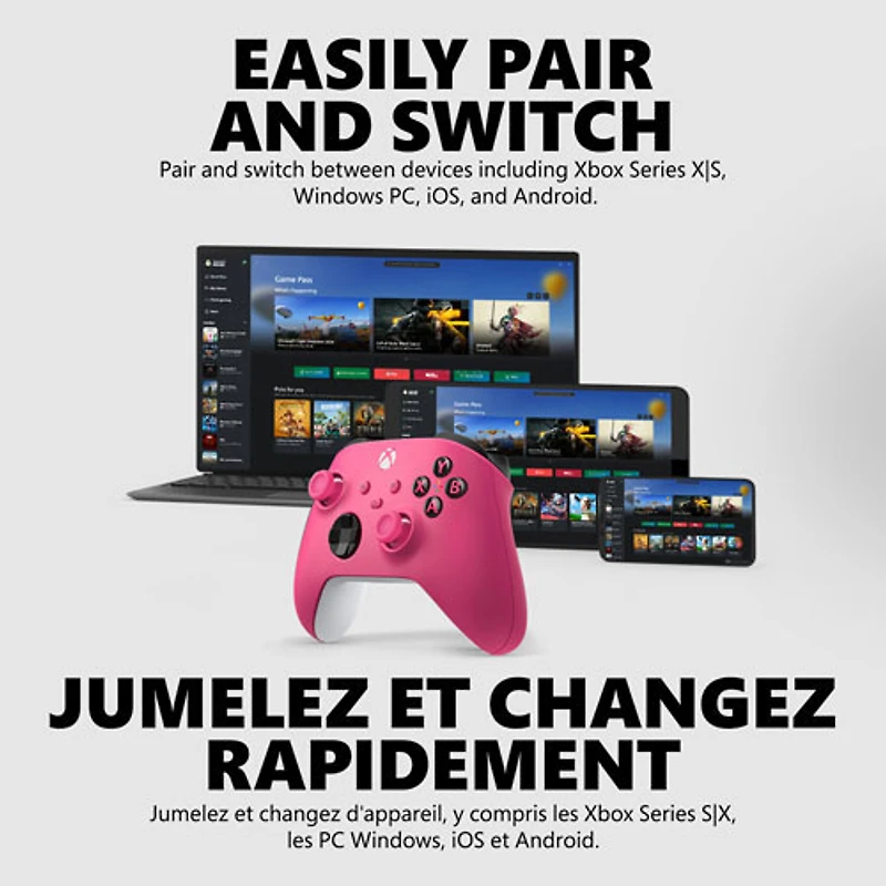 Xbox Wireless Controller for Xbox Series X|S / Xbox One - Deep Pink