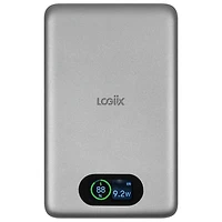 Chargeur portable USB-C de 10 000 mAh Piston Power de LOGiiX avec MagSafe - Gris graphite