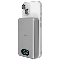 Chargeur portable USB-C de 10 000 mAh Piston Power de LOGiiX avec MagSafe - Gris graphite