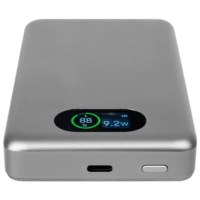 Chargeur portable USB-C de 10 000 mAh Piston Power de LOGiiX avec MagSafe - Gris graphite