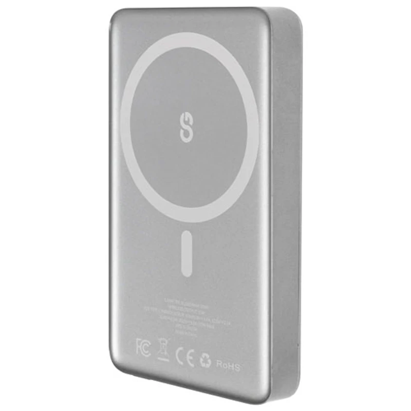 Chargeur portable USB-C de 10 000 mAh Piston Power de LOGiiX avec MagSafe - Gris graphite