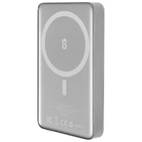 Chargeur portable USB-C de 10 000 mAh Piston Power de LOGiiX avec MagSafe - Gris graphite