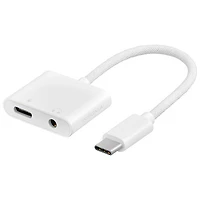 Insignia USB-C to 3.5mm/USB-C Charging Adapter - Only at Best Buy