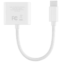 Insignia USB-C to 3.5mm/USB-C Charging Adapter - Only at Best Buy