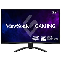 Moniteur de jeu incurvé DEL AV HD 2K 180 Hz GàG 1 ms de 32 po de ViewSonic (VX3228C-2K)