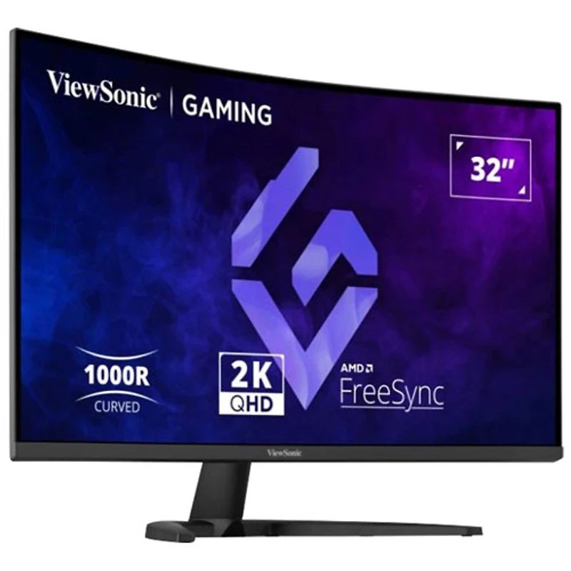 Moniteur de jeu incurvé DEL AV HD 2K 180 Hz GàG 1 ms de 32 po de ViewSonic (VX3228C-2K)