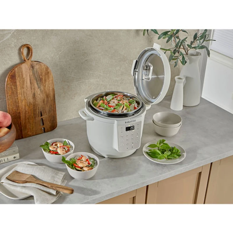 Multicuiseur compact Rio d'Instant Pot - 6 pte - Blanc sel de mer