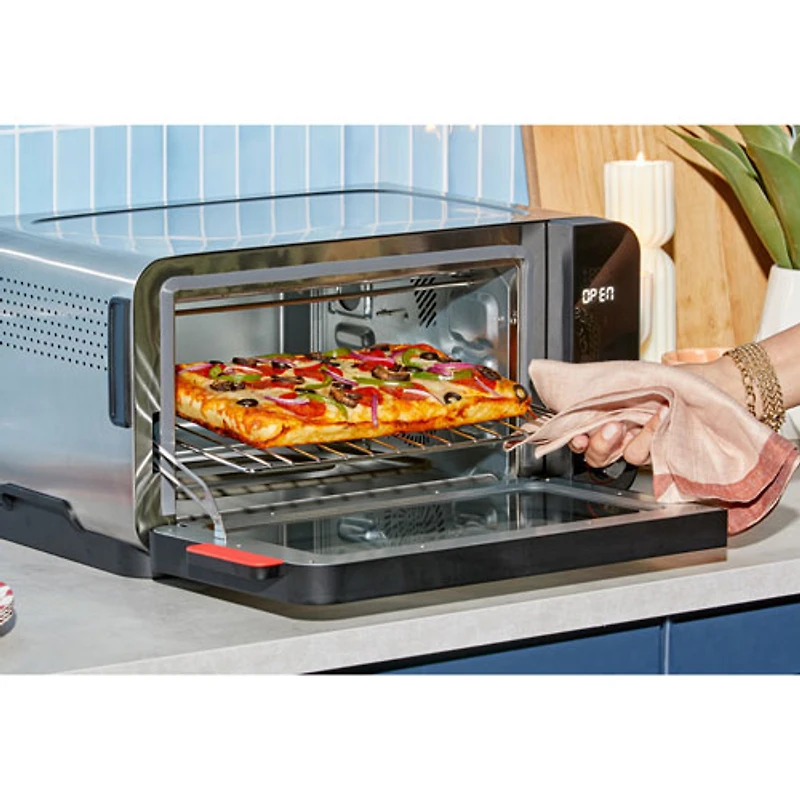 Four grille-pain avec friture à l'air 10-en-1 d'Instant Pot - Acier inoxydable/Noir