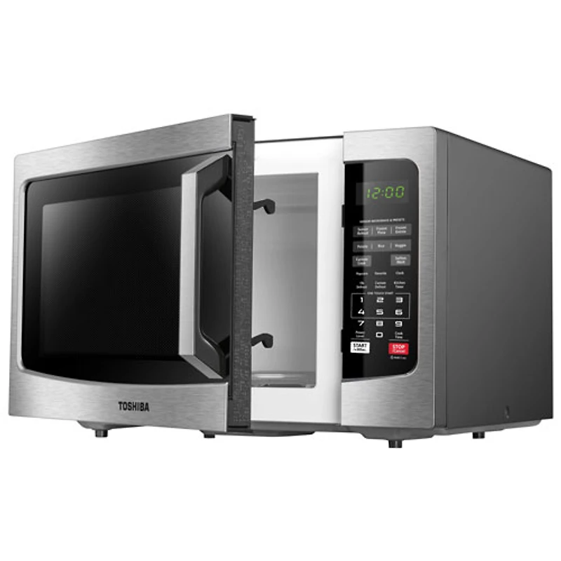 Toshiba 1.2 Cu. Ft. Counter Top Microwave (ML-EM31P(SS)/CA) - Stainless Steel