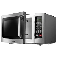 Toshiba 1.2 Cu. Ft. Counter Top Microwave (ML-EM31P(SS)/CA) - Stainless Steel