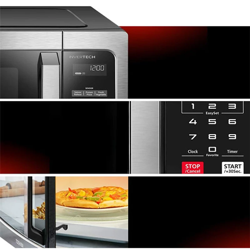 Toshiba 1.6 Cu. Ft. Microwave (TMC16S4AST) - Stainless Steel