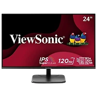 Moniteur de jeu DEL IPS HD intégrale 120 Hz GàG 4 ms de 24 po de ViewSonic (VA2456A-MHD) - Noir