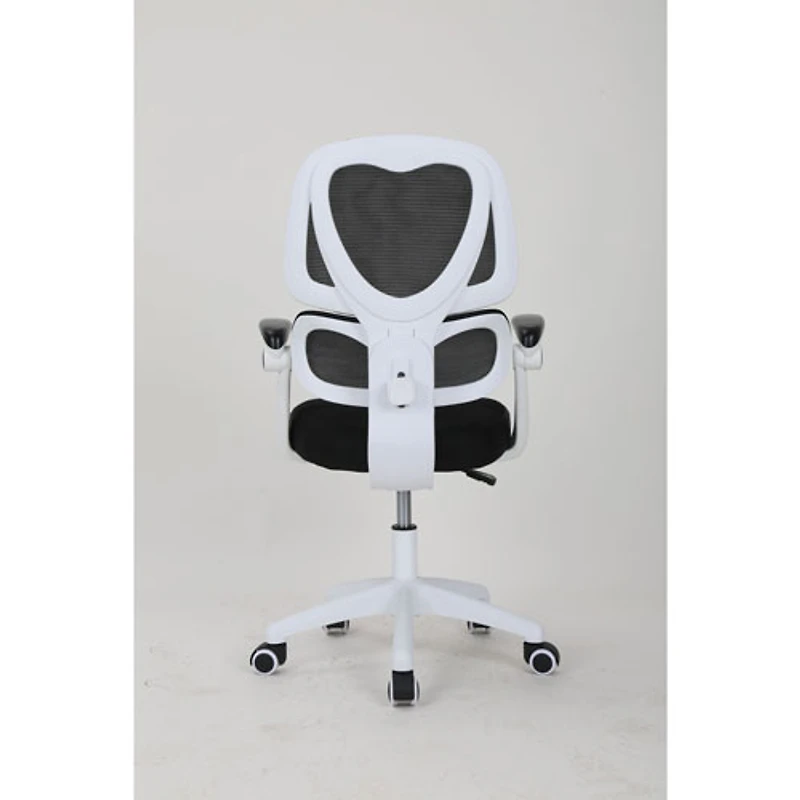 Fauteuil de bureau ergonomique à dossier haut en tissu Ivy de Brassex - Noir