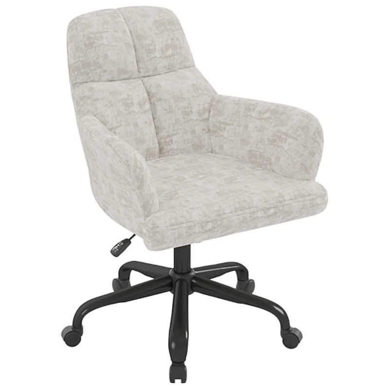 Brassex Lazare High-Back Polyester Executive Chair - Grey