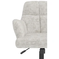 Brassex Lazare High-Back Polyester Executive Chair - Grey