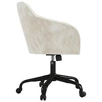 Brassex Belisse High-Back Polyester Executive Chair - Beige