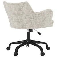 Brassex Francie High-Back Polyester Executive Chair - Beige