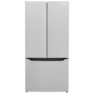 Réfrigérateur à deux portes de 19,6 pi³ de 33 po à distributeur d'eau de Frigidaire (FRFG2033AV) - Acier inoxydable