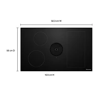 KitchenAid 36" 4-Element Induction Cooktop (KCID936SBL) - Black