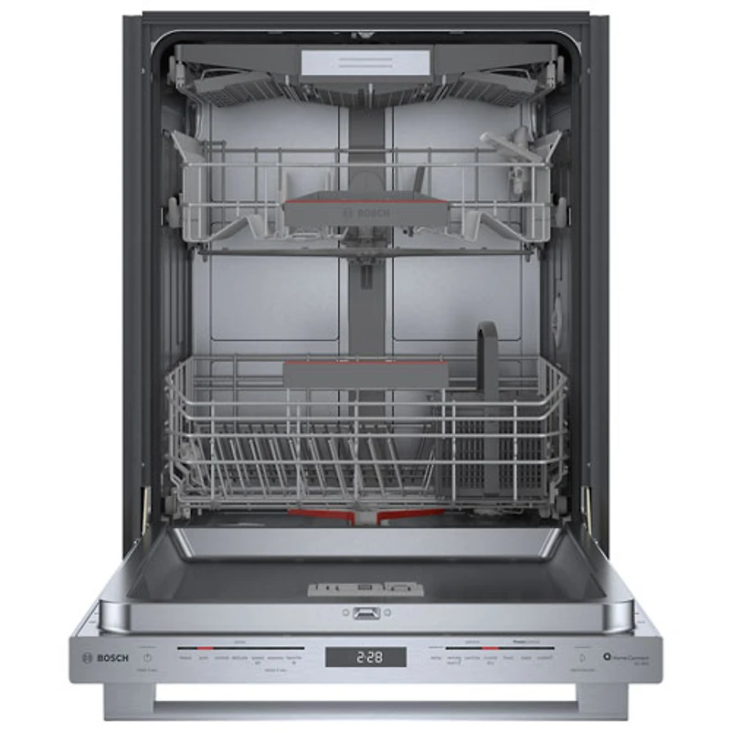Bosch 800 Series 24" 42dB Built-In Dishwasher with Stainless Steel Tub & Third Rack (SHX78CC5UC) - SS