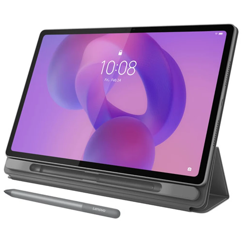 Lenovo Idea Tab Plus 12.1" 256GB Android 15 Tablet with MediaTek Dimensity 6400 Processor w/ Pen & Folio Case-Exclusive Retail Partner