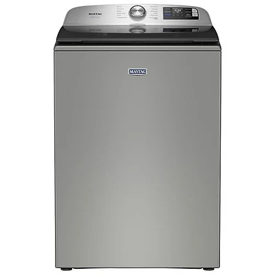Maytag 6.0 Cu. Ft. High Efficiency Top Load Washer (MTW7205RR) - Classic Silver